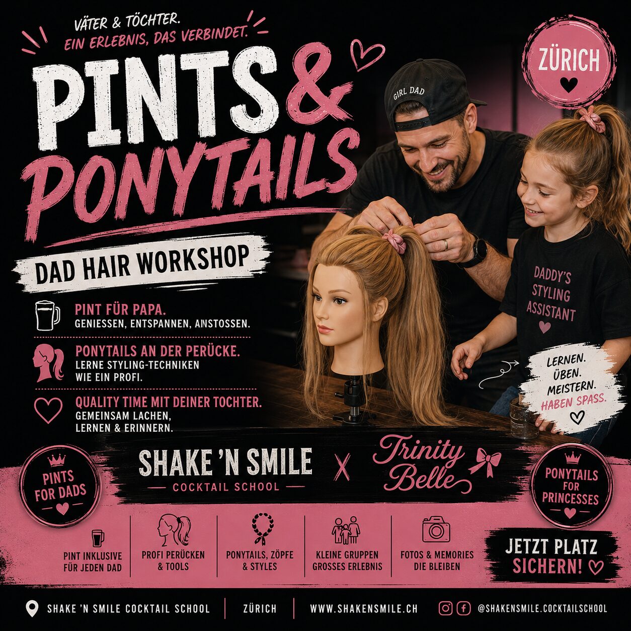 Pints & Ponytails Workshop